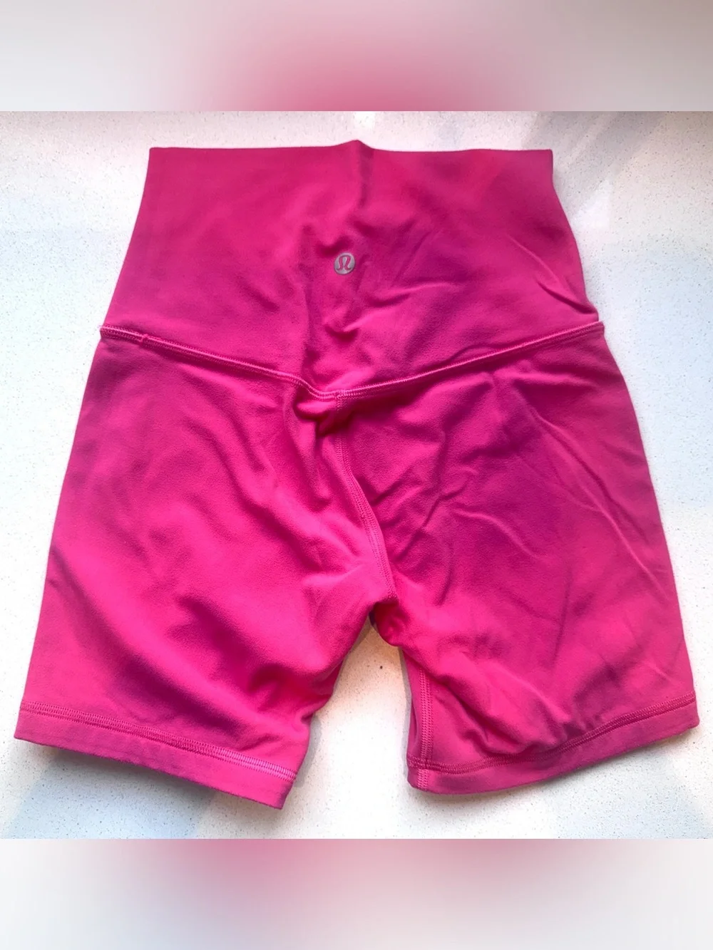 Lululemon High-Rise Align 6” Bike Shorts - Lip Gloss